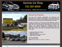 Tablet Screenshot of germancarshopusa.com